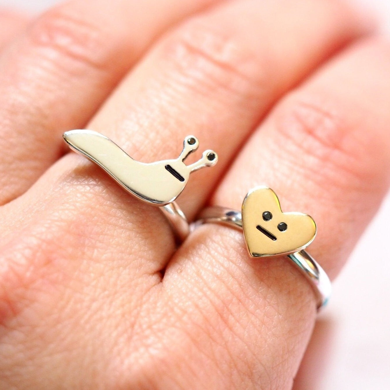 Heart Face Ring