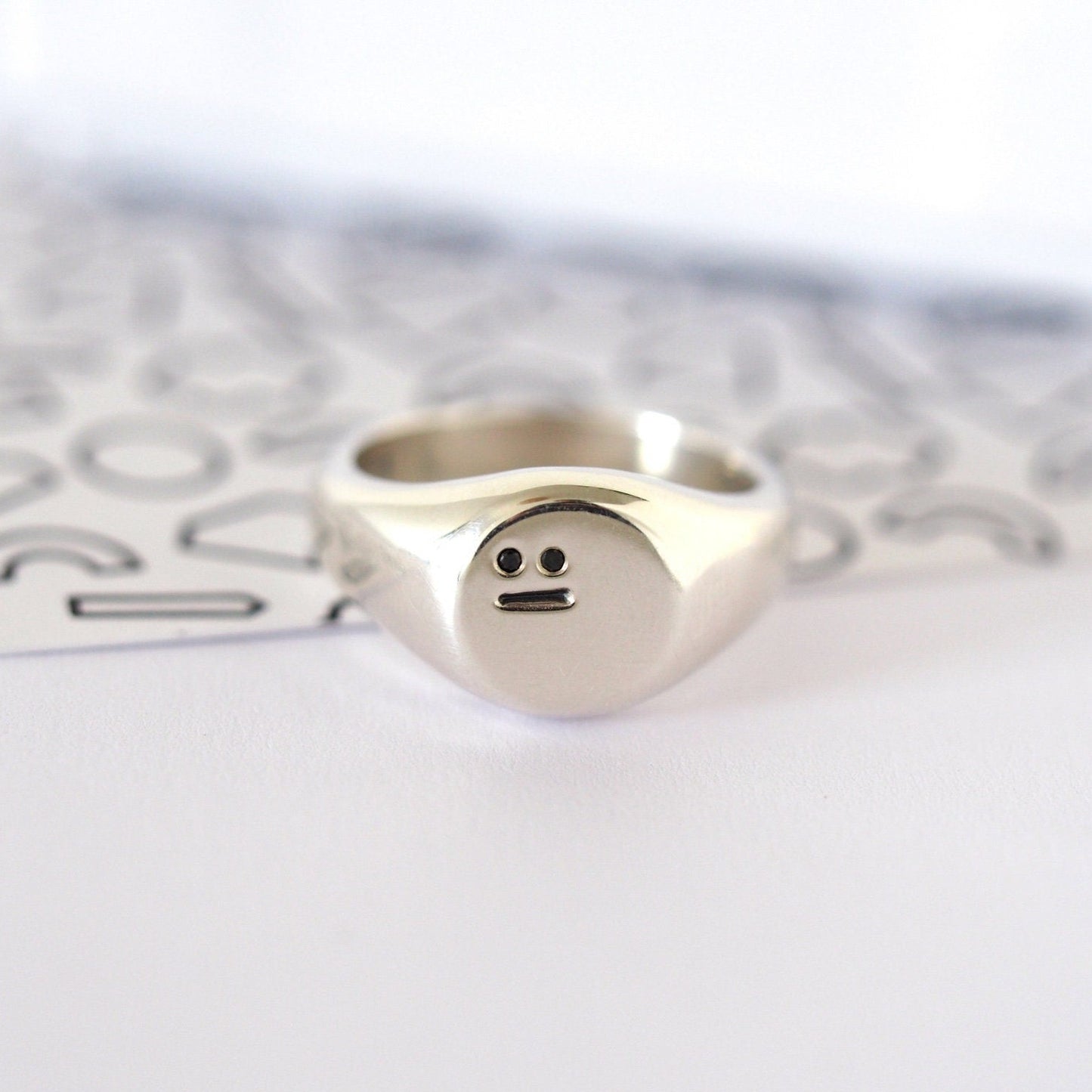 Face Signet Ring
