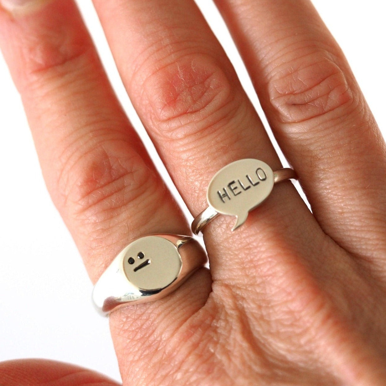 Face Signet Ring