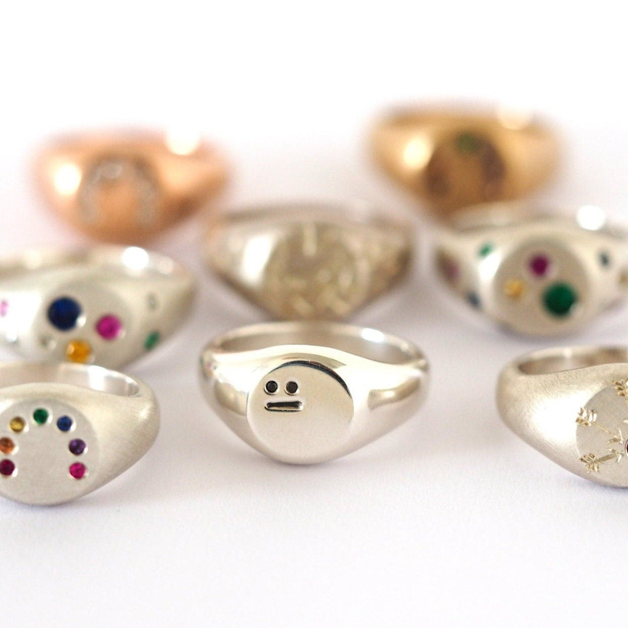 Face Signet Ring