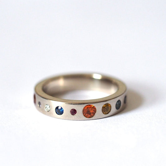 Planet Ring in Silver