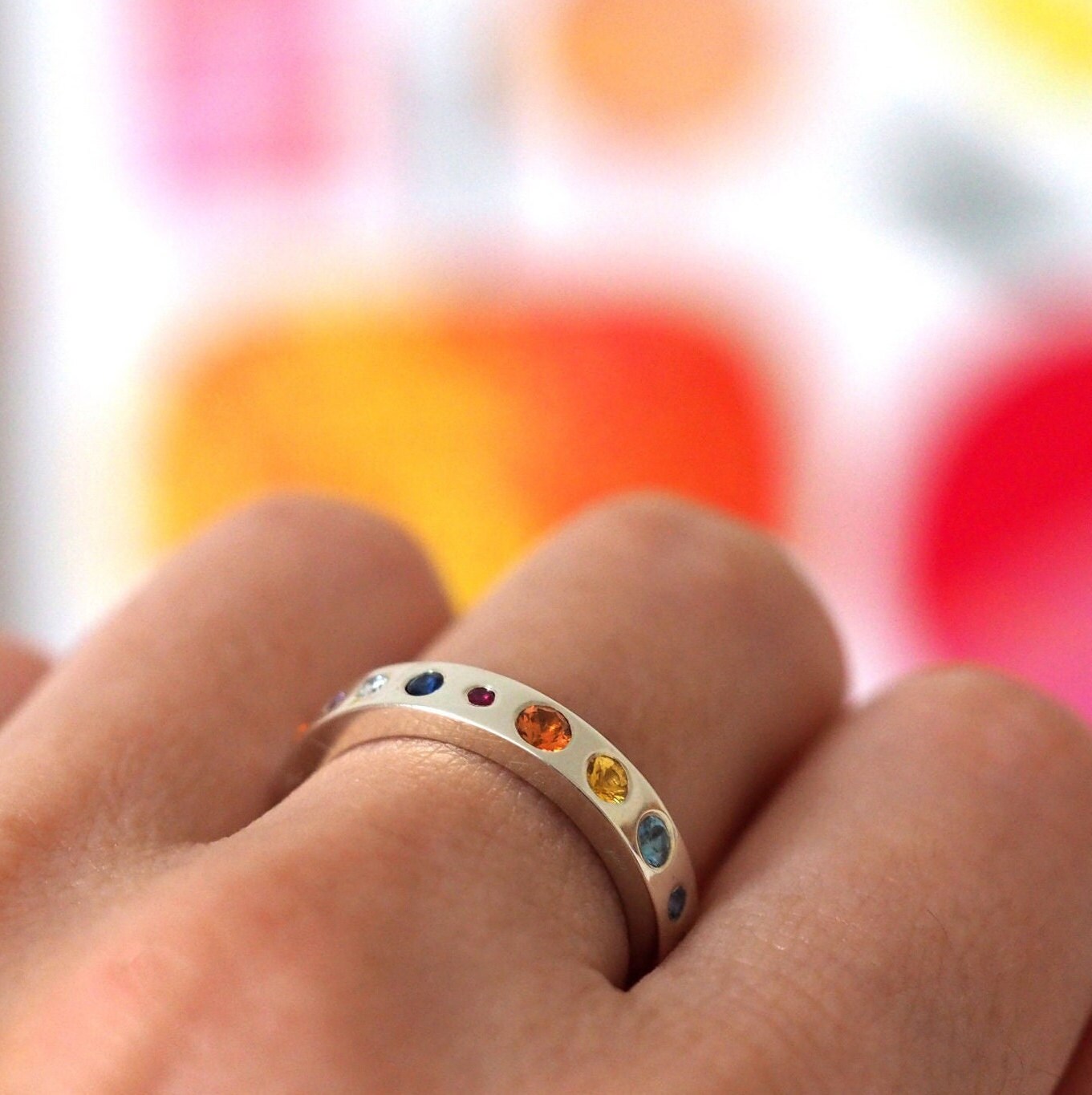 Planet Ring - Recycled Sterling Silver