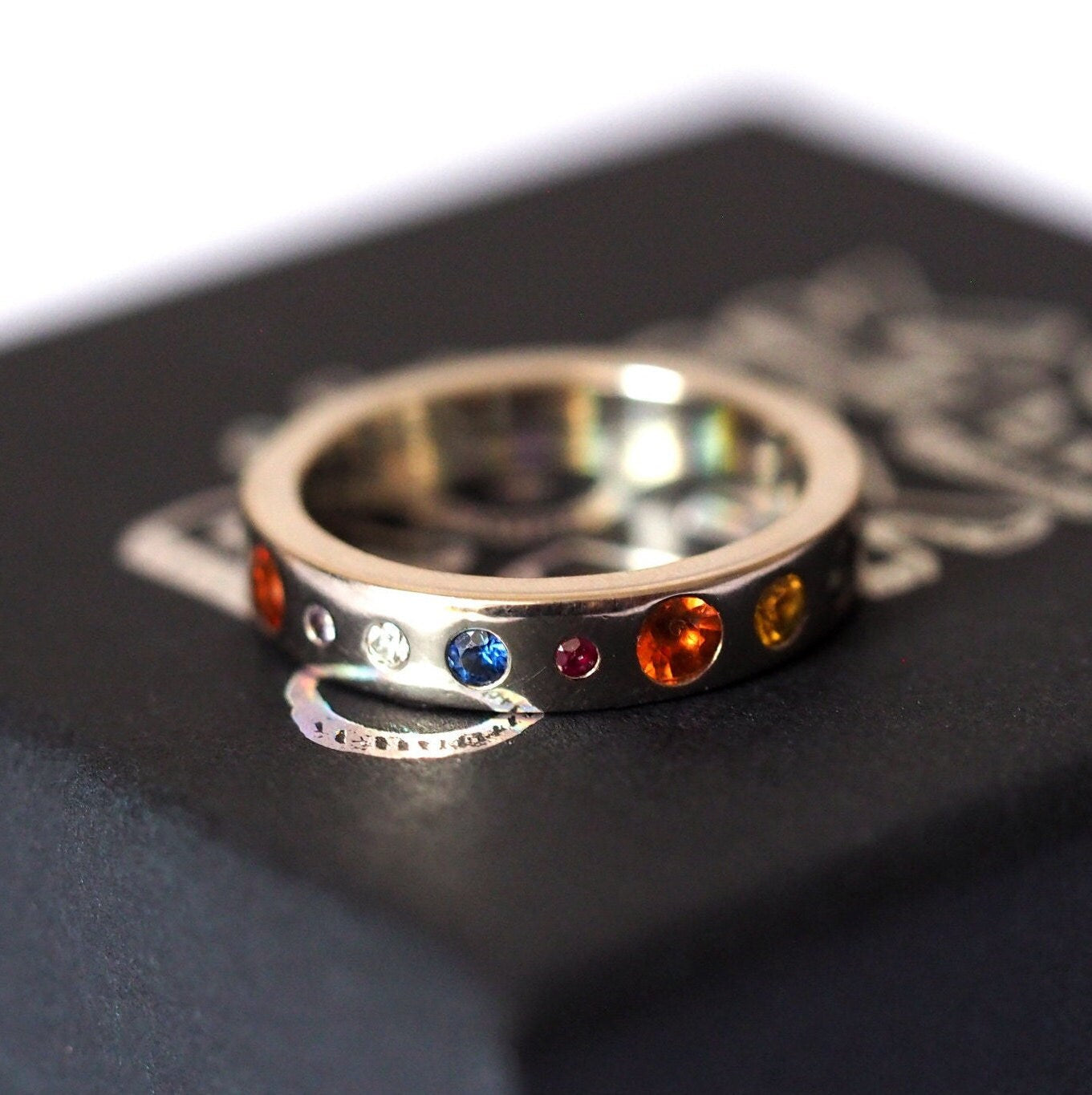 Planet Ring - Recycled Sterling Silver