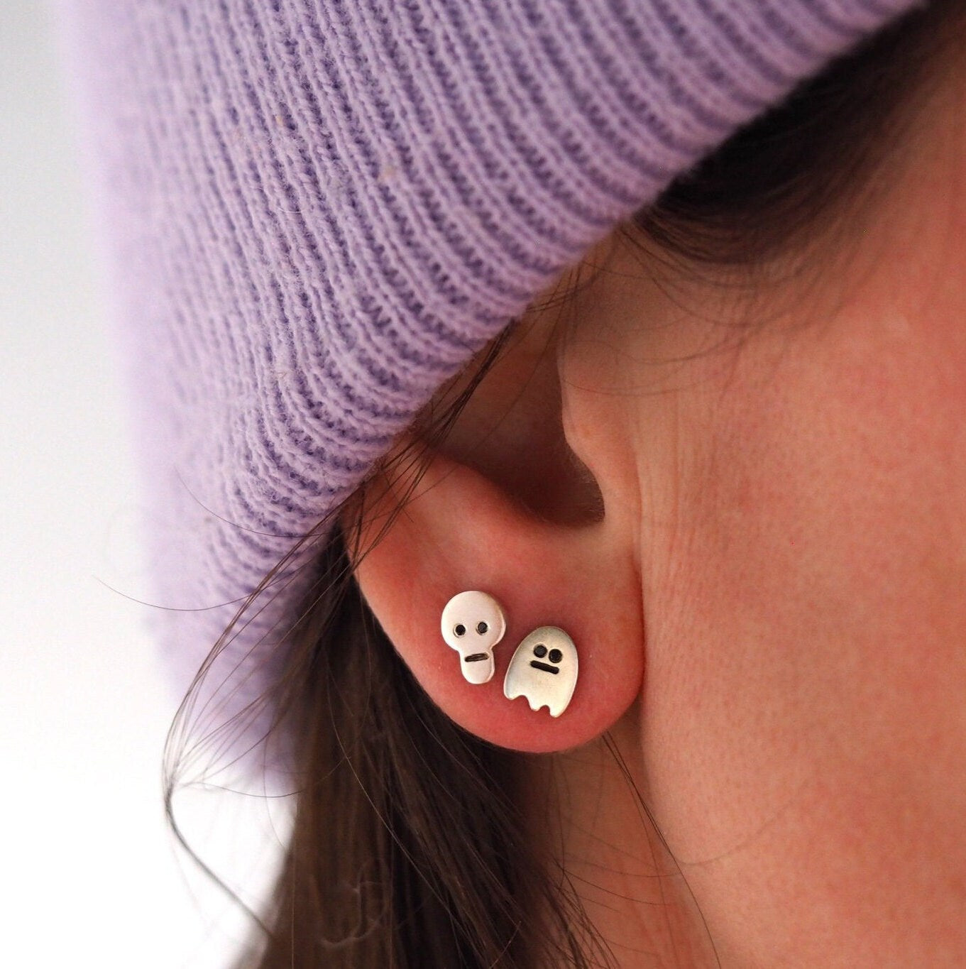 Ghost & Skull Earrings
