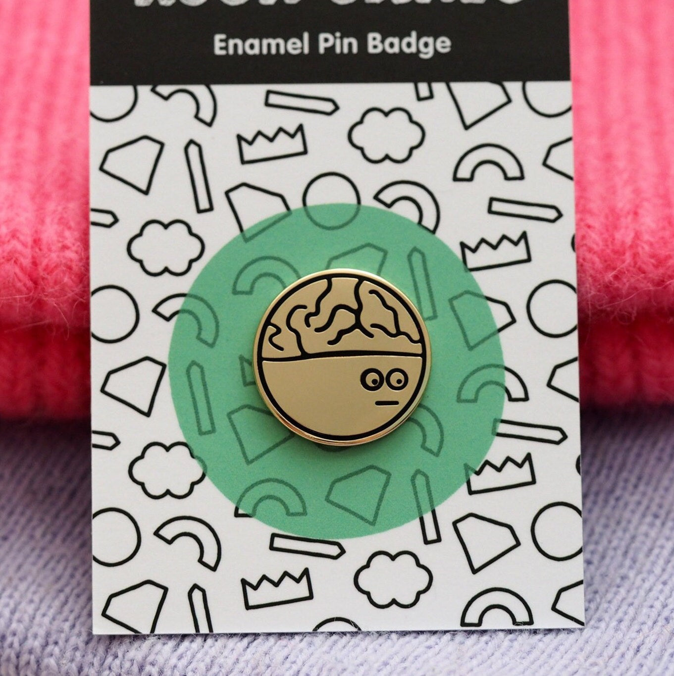 Mr Brain Enamel Pin