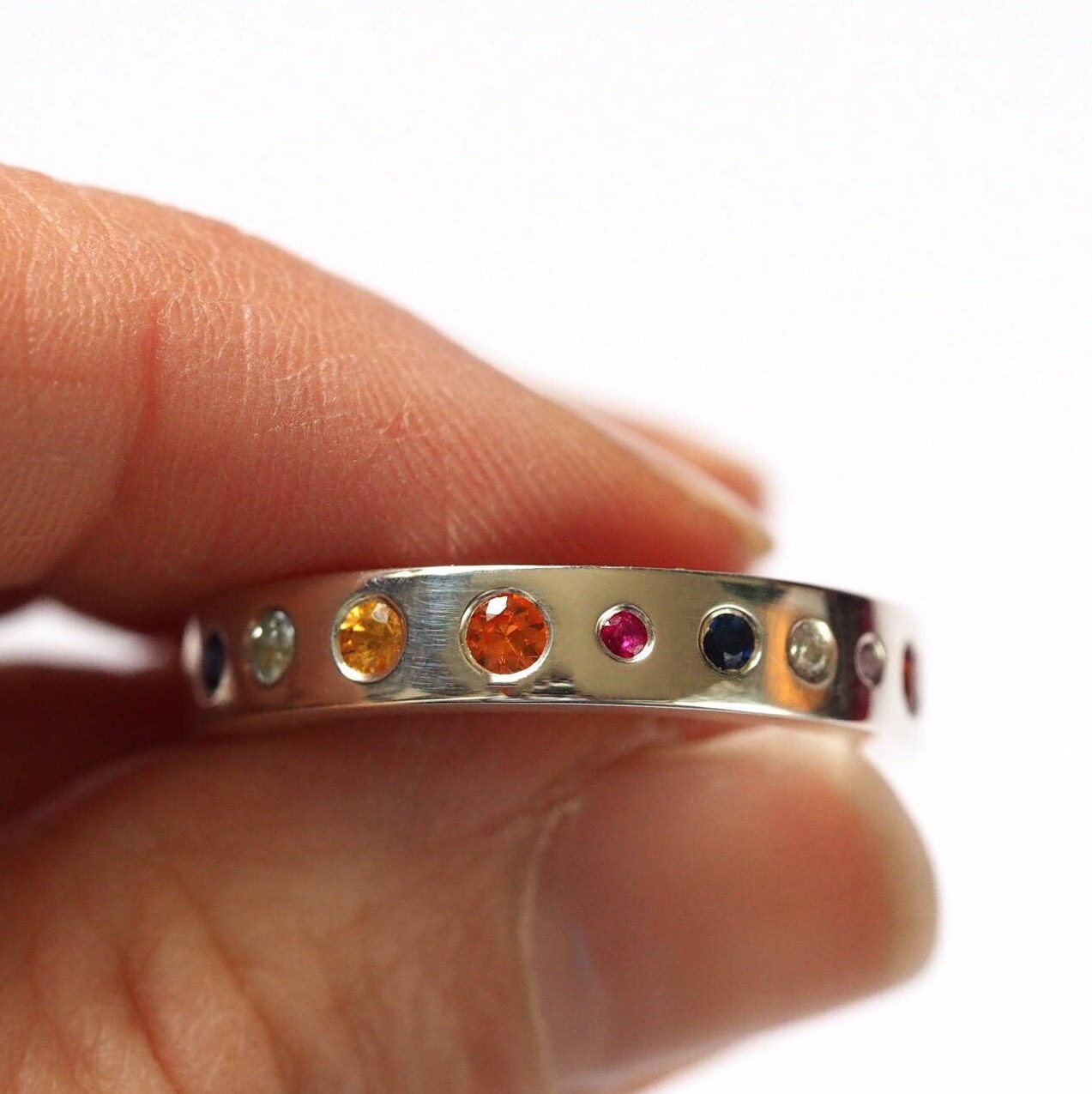 Planet Ring - Recycled Sterling Silver