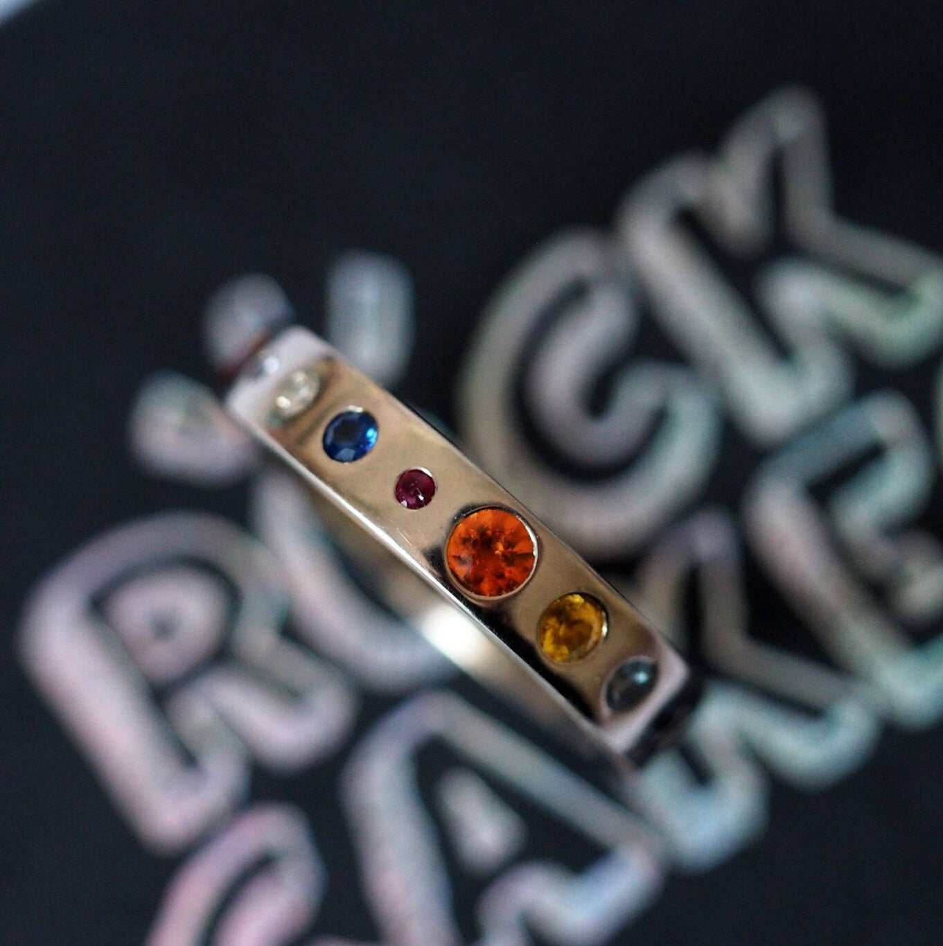 Planet Ring - Recycled Sterling Silver