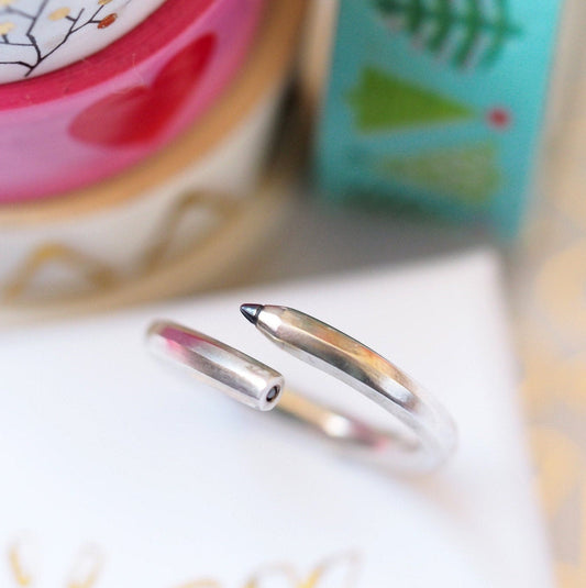 Pencil Ring - Black Diamond
