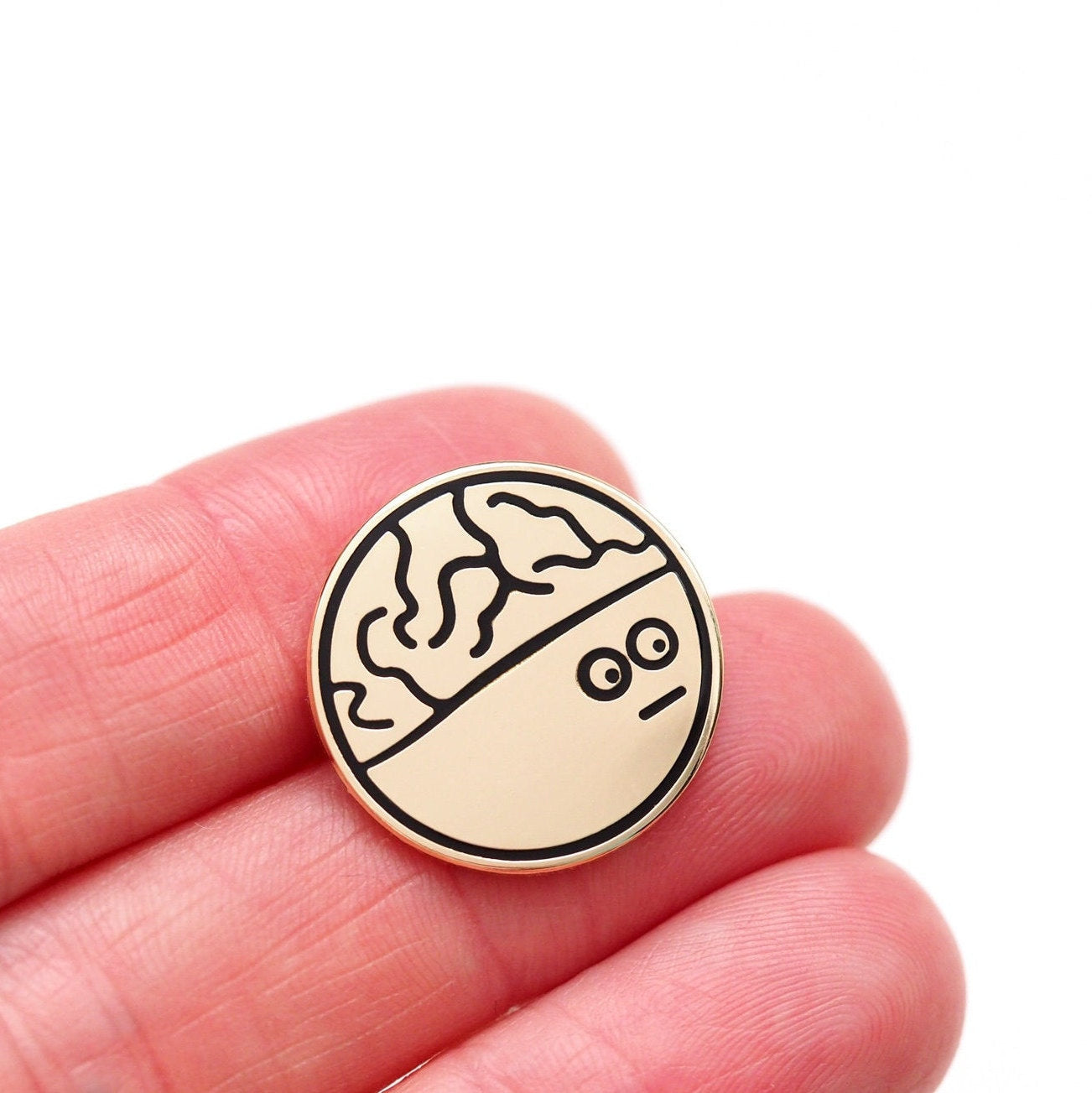 Mr Brain Enamel Pin