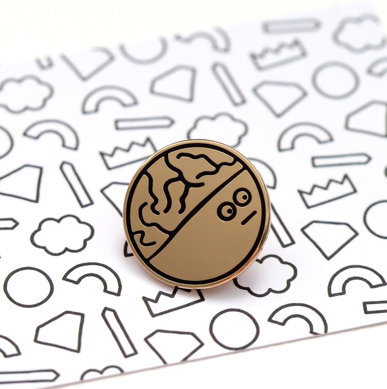 Mr Brain Enamel Pin