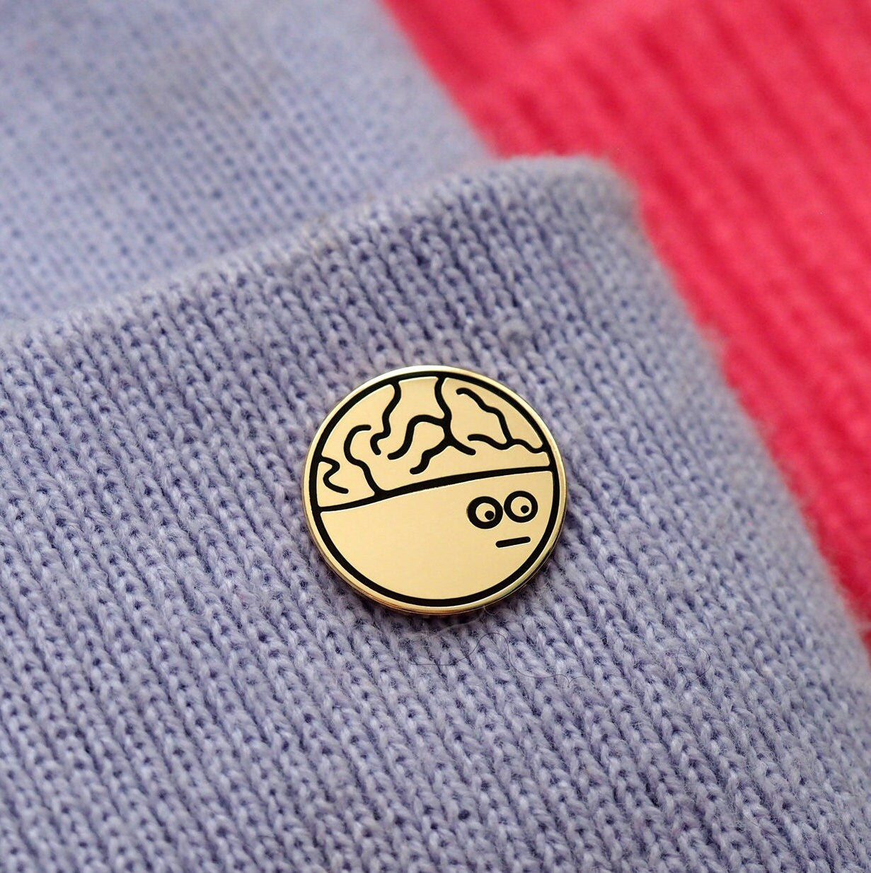 Mr Brain Enamel Pin