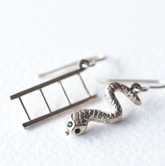 Snake and Ladder Earrings