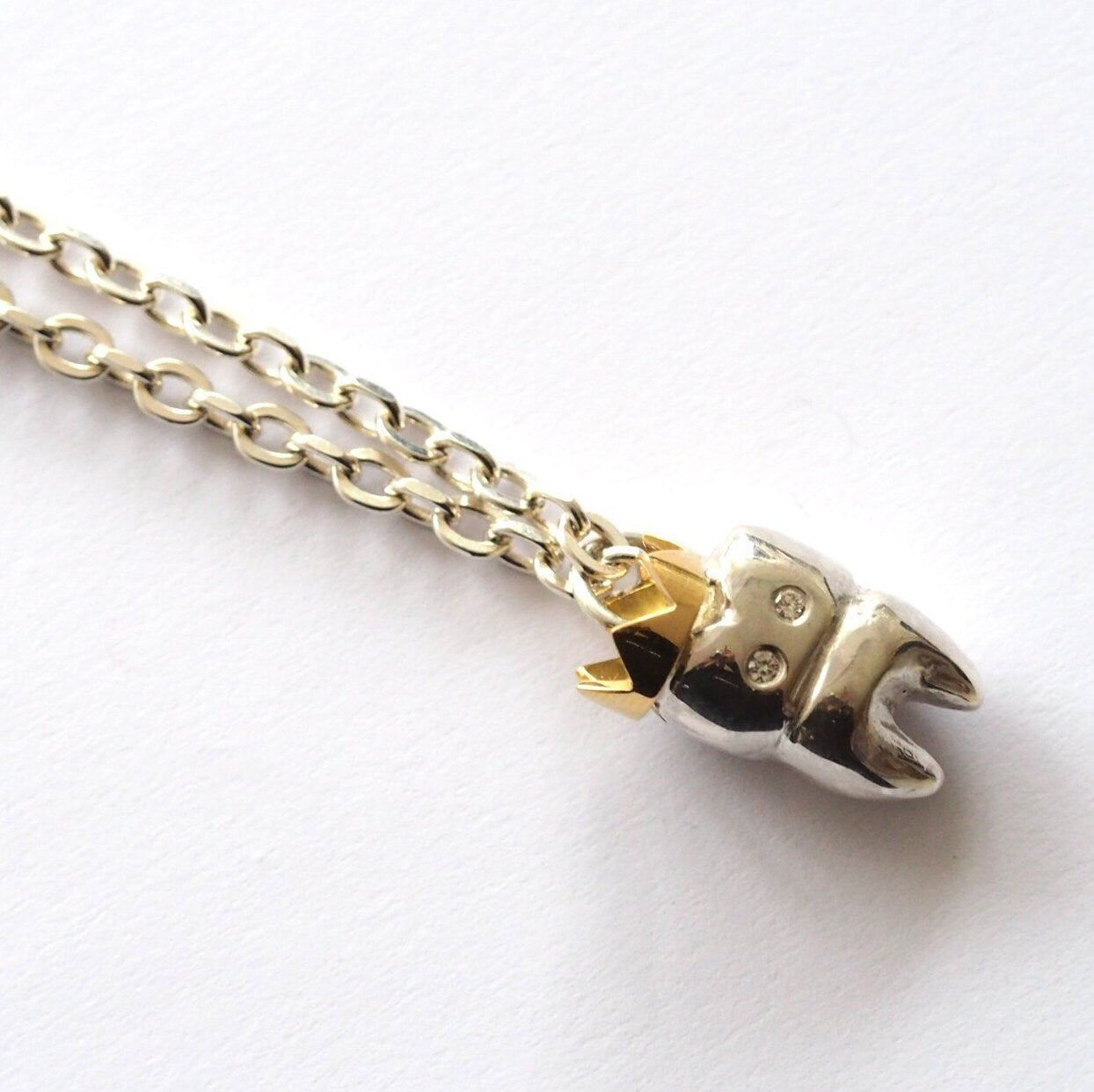 Crowned Tooth Necklace