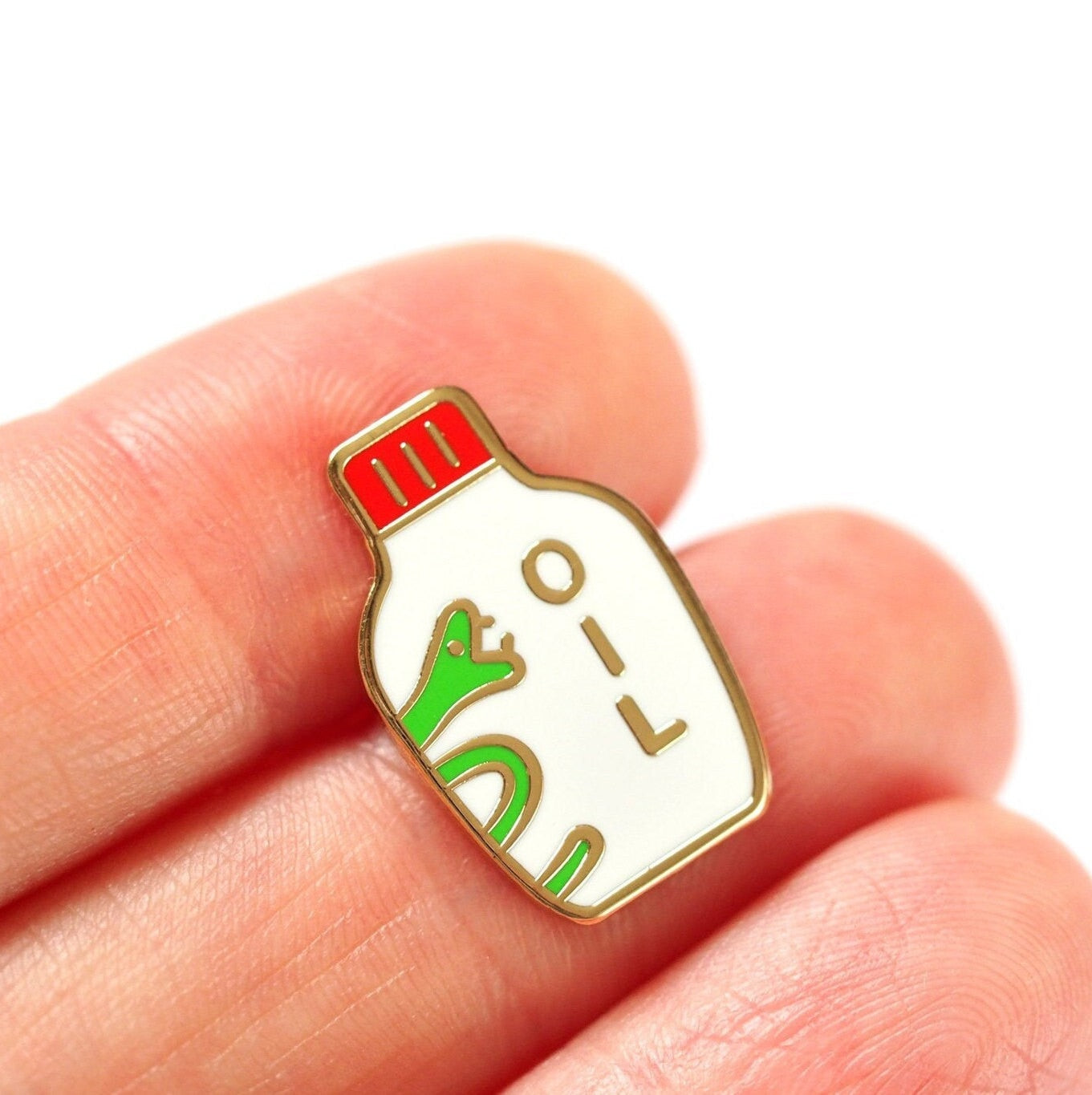 Snake Oil Enamel Pin