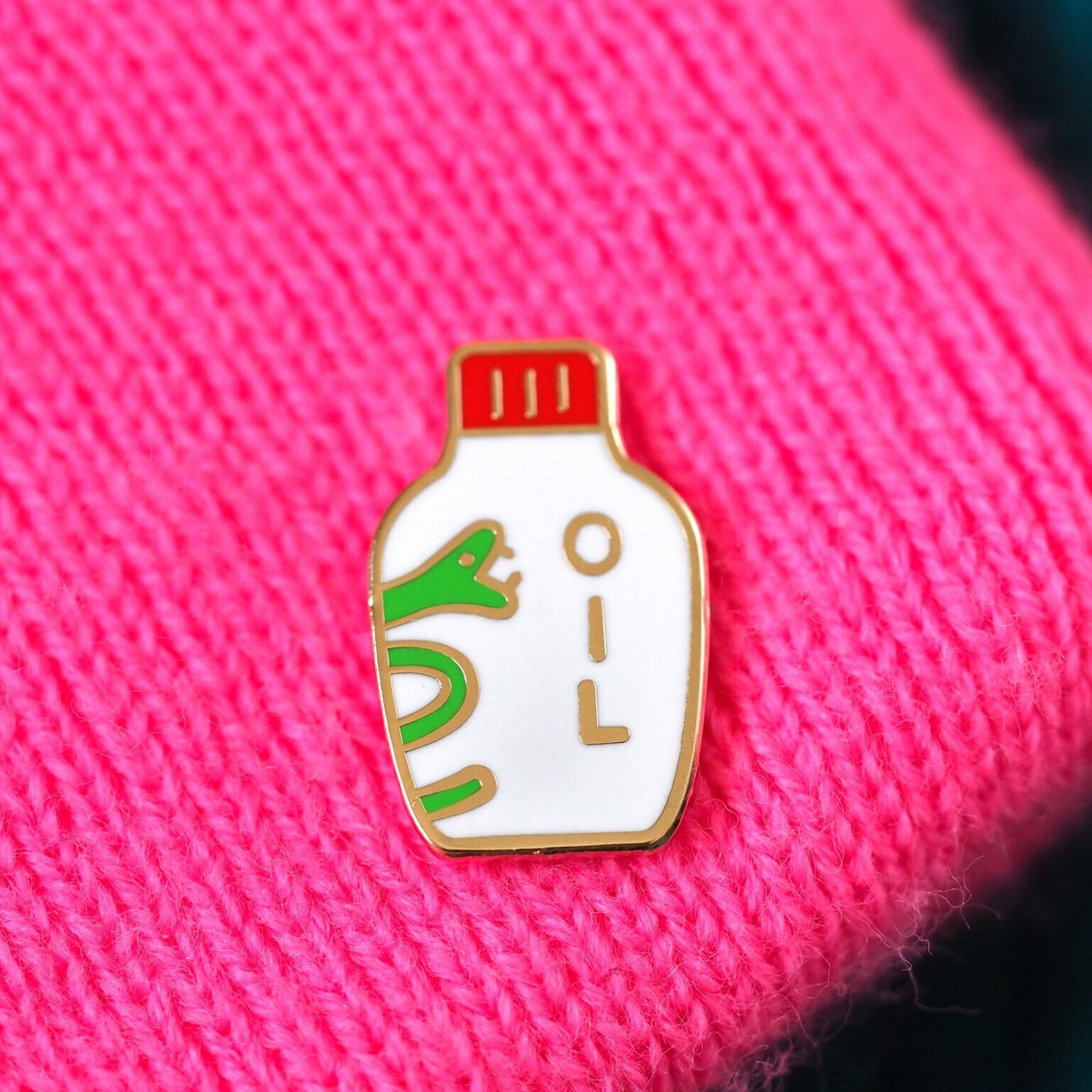 Snake Oil Enamel Pin
