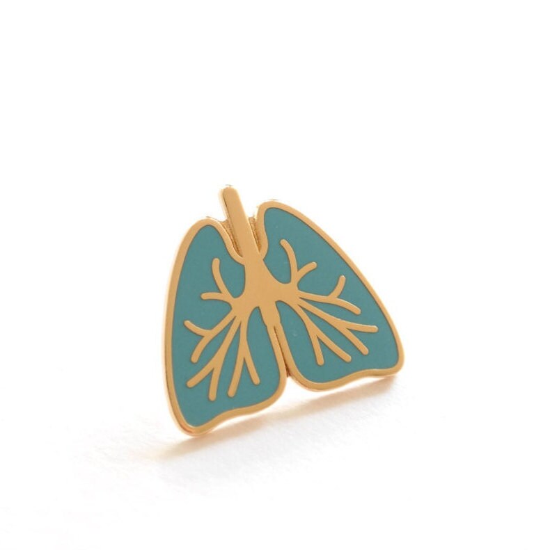 Lungs Enamel Pin