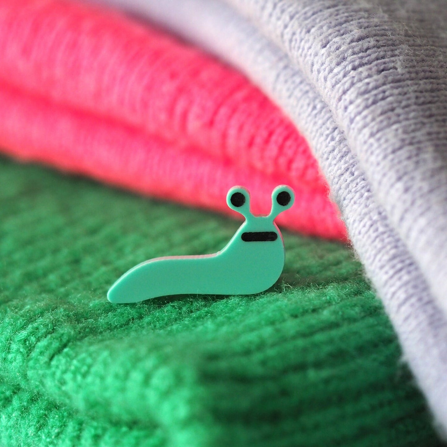 Slug Colourful Brooch