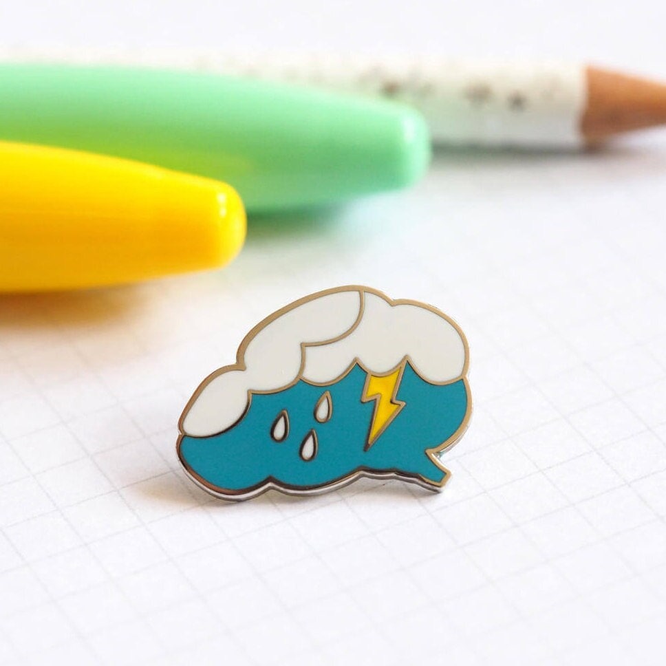 Brainstorm Enamel Pin badge