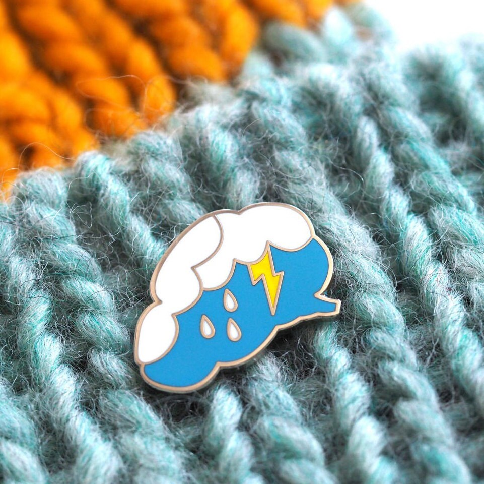 Brainstorm Enamel Pin badge