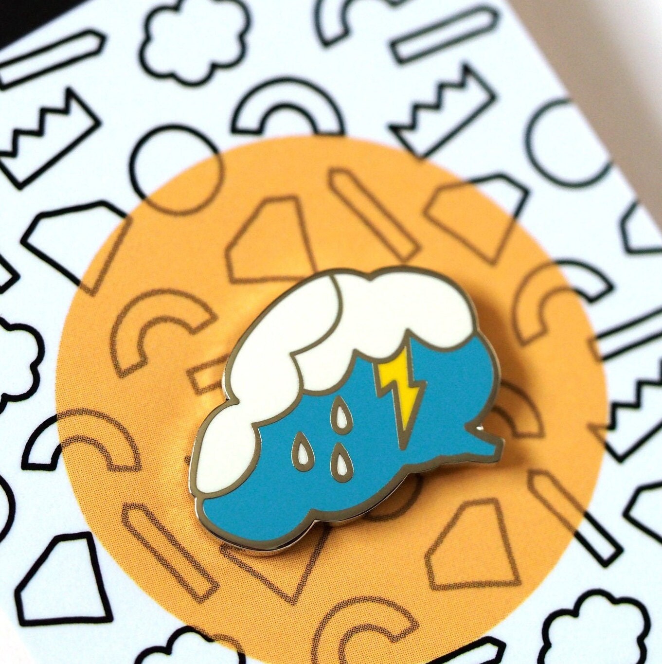 Brainstorm Enamel Pin badge