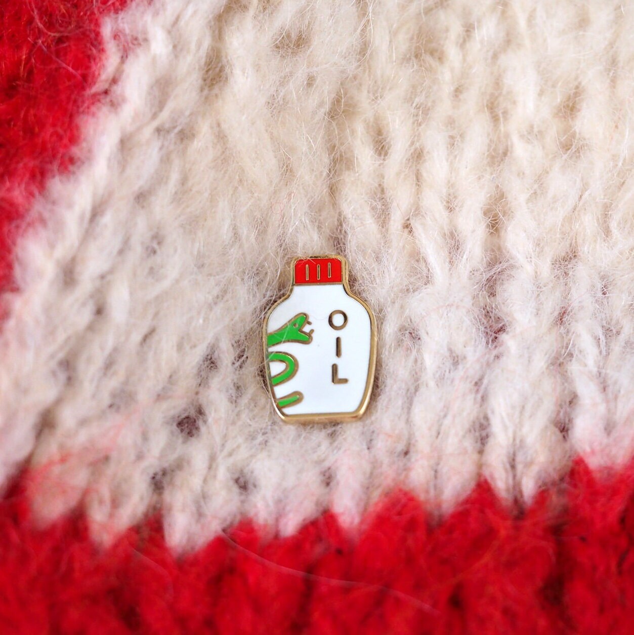 Snake Oil Enamel Pin