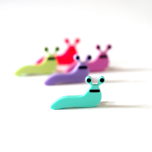 Slug Brooch - Bright Acrylic