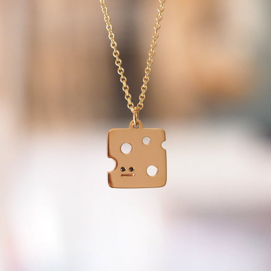 Cheese Slice Necklace