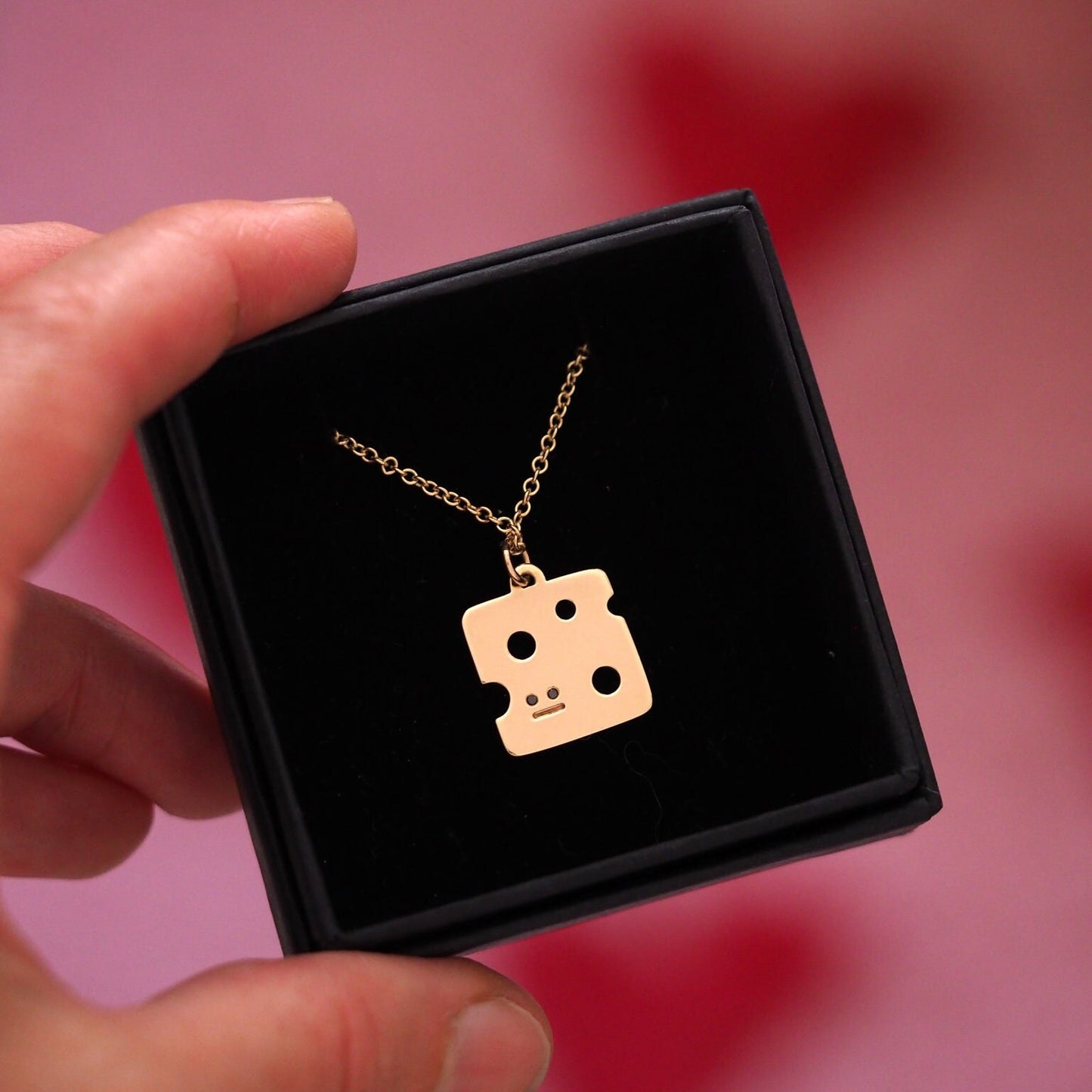 Cheese Slice Necklace