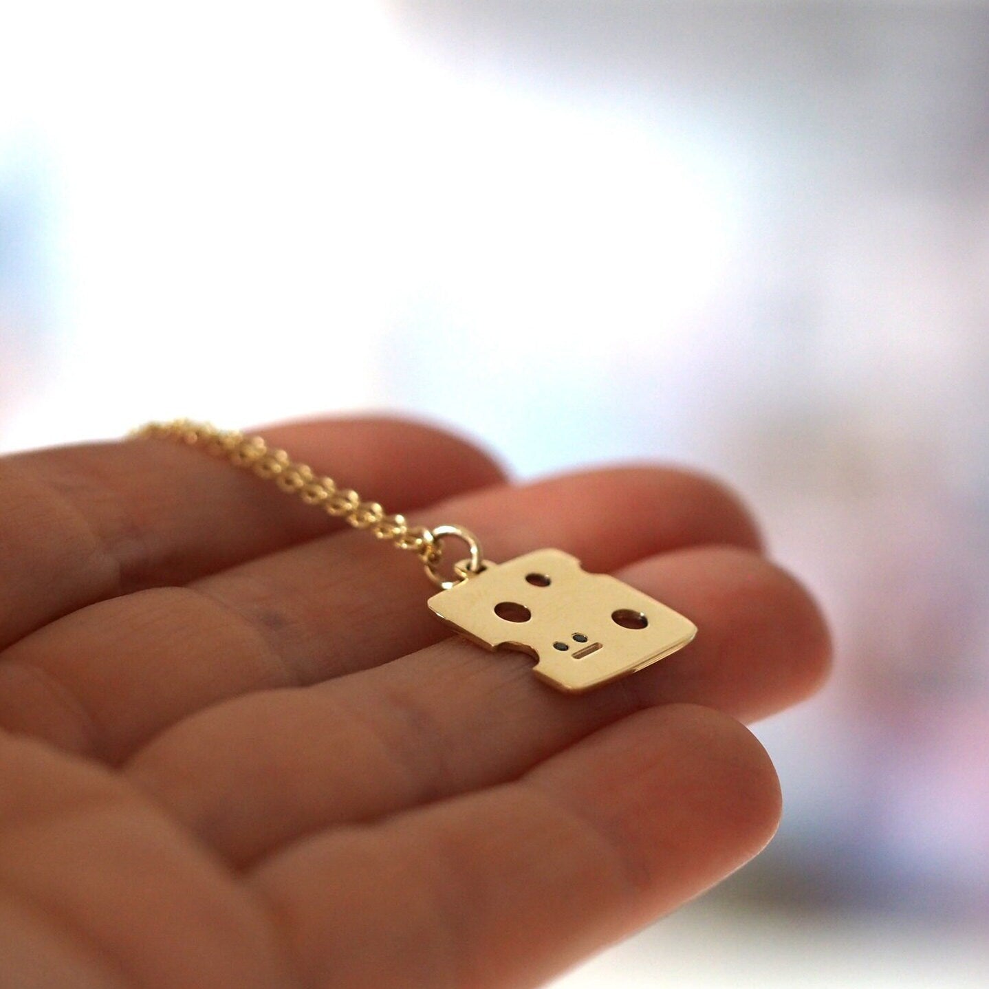 Cheese Slice Necklace