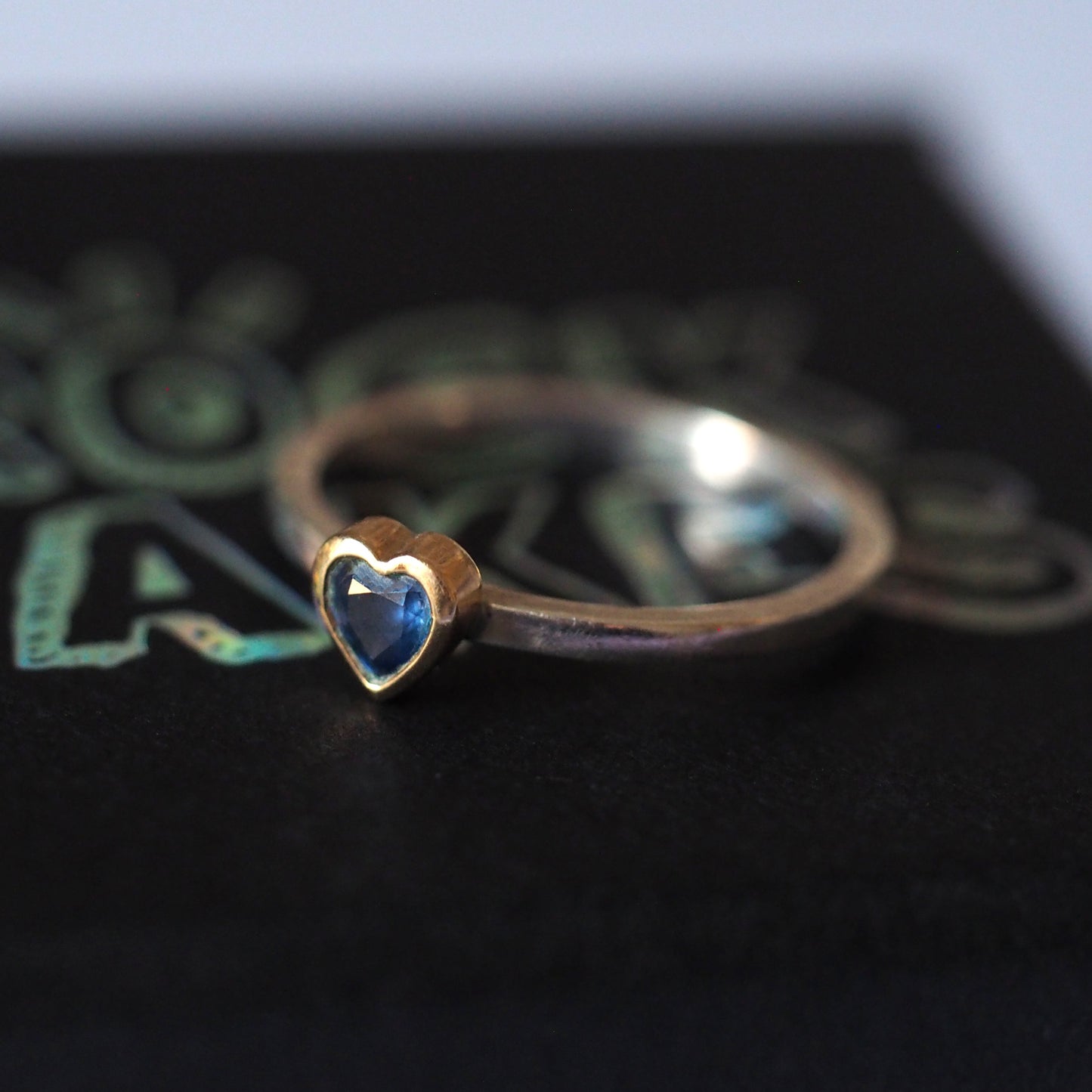 Solitaire Heart Ring