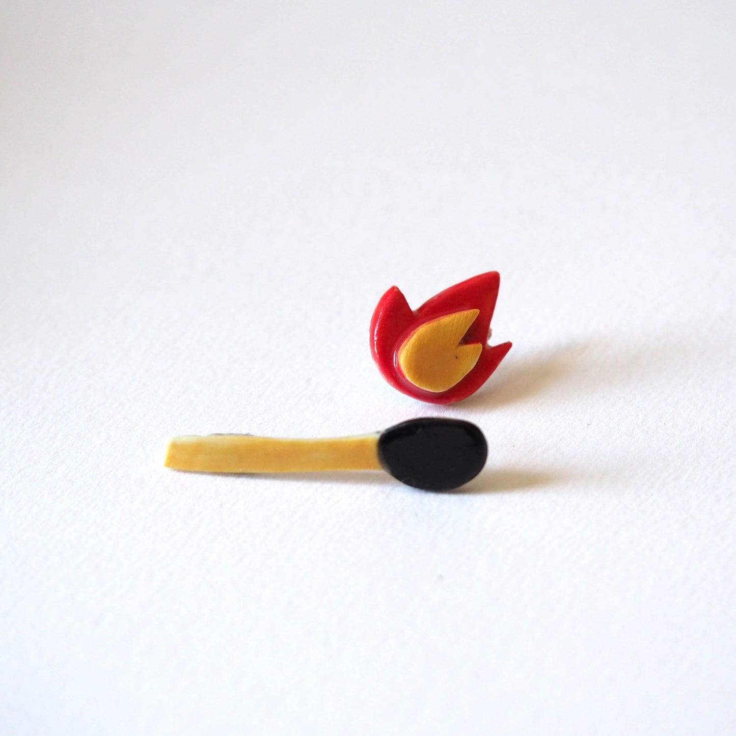 Match & Flame Brooches - Set One
