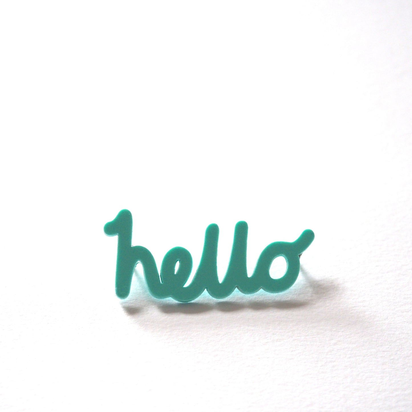 hello Brooch