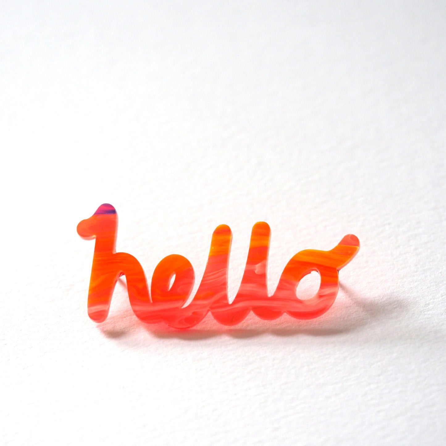 hello Brooch