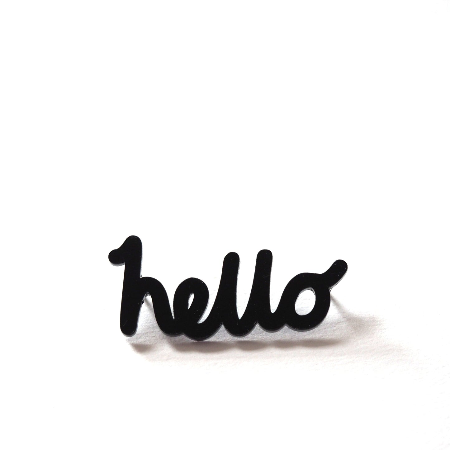 hello Brooch