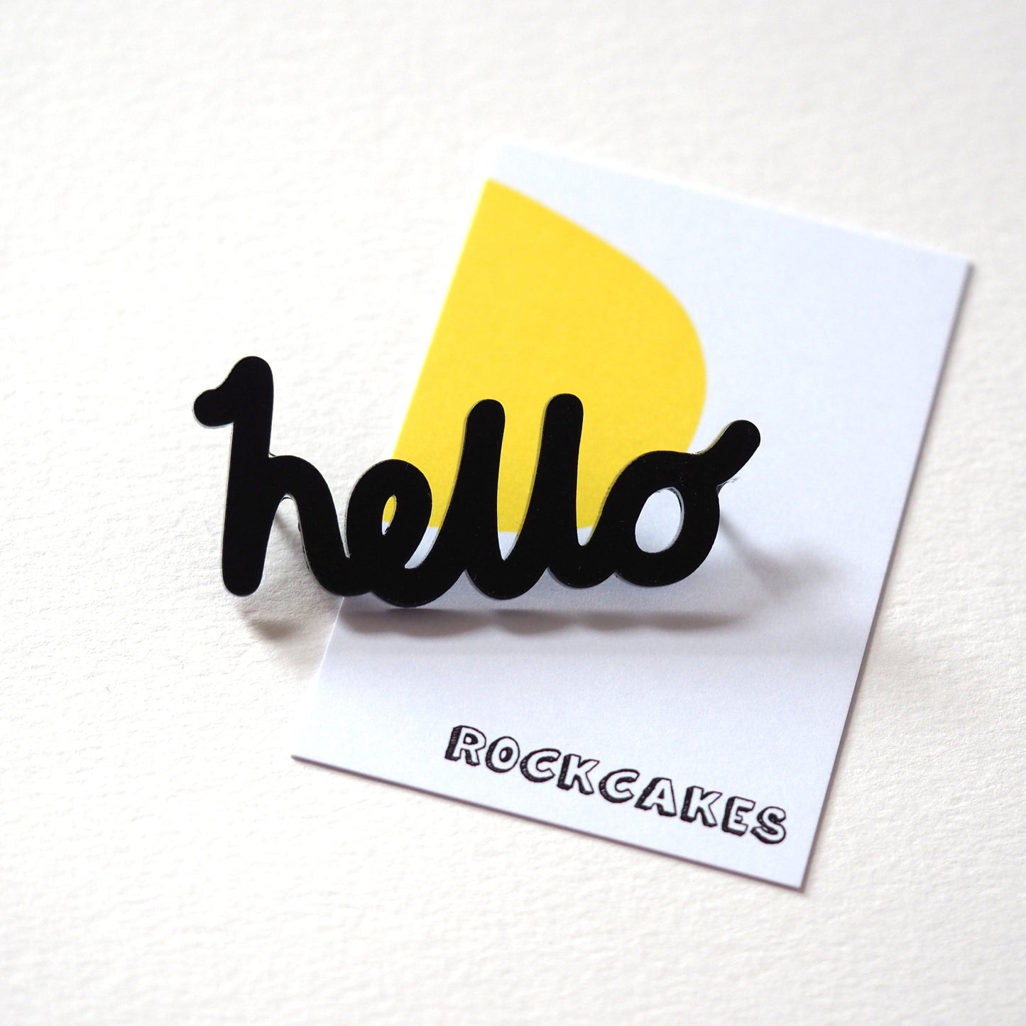 hello Brooch