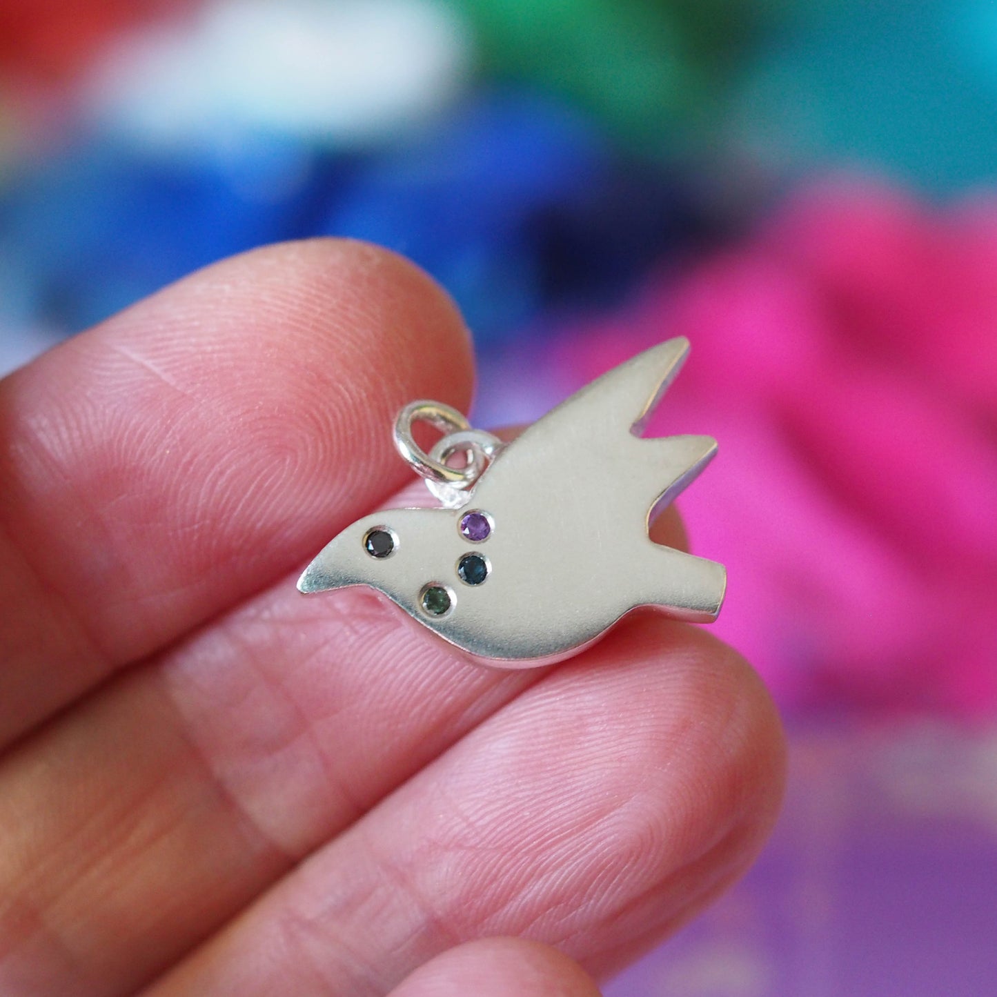 Flying Birdie Necklace