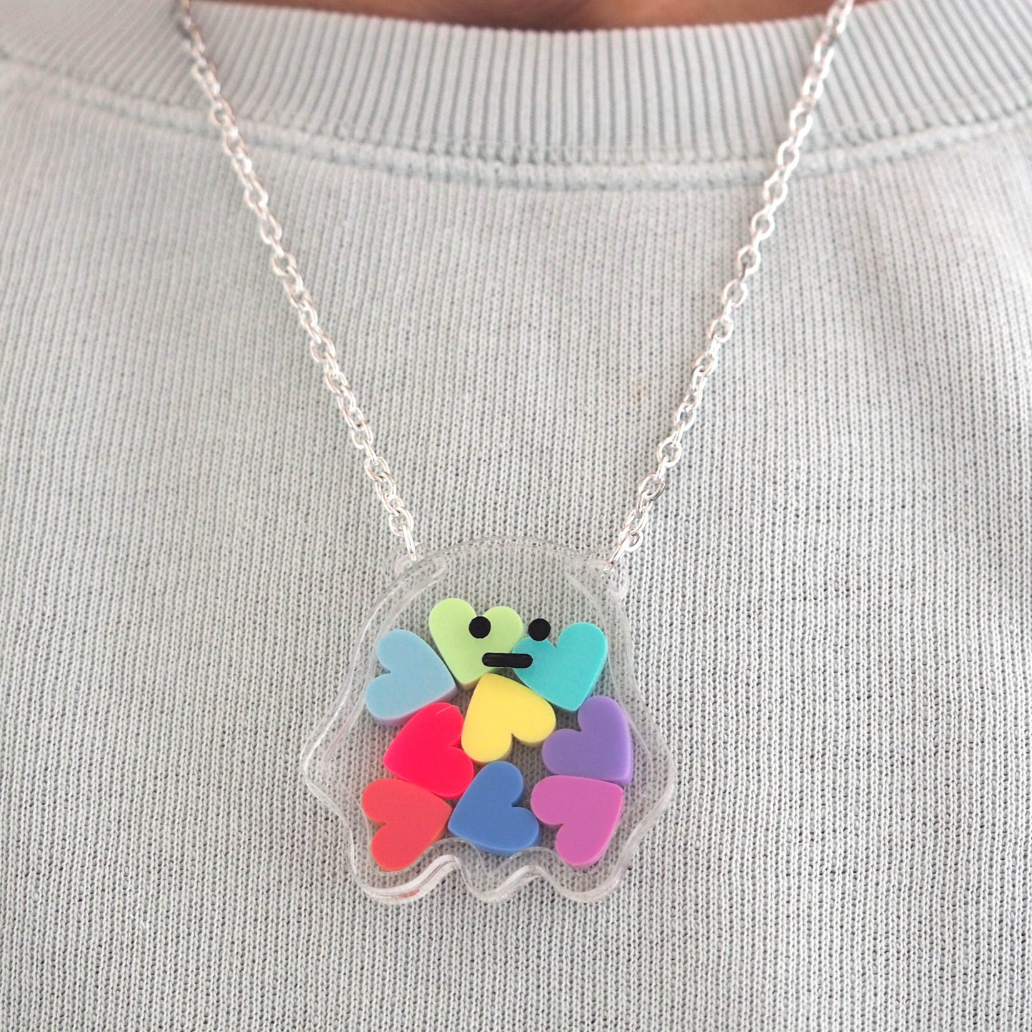 Hungry Love Ghost Necklace