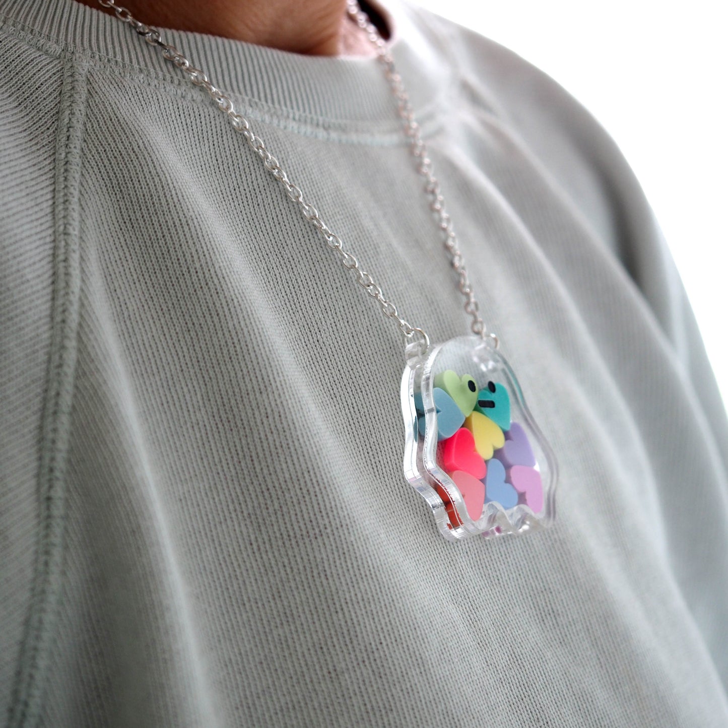 Hungry Love Ghost Necklace