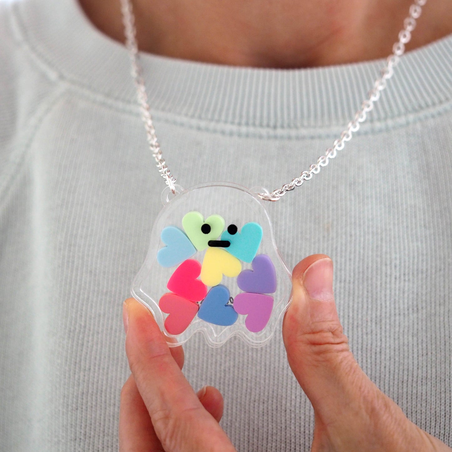 Hungry Love Ghost Necklace