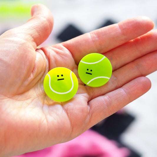 Tennis Ball Brooch