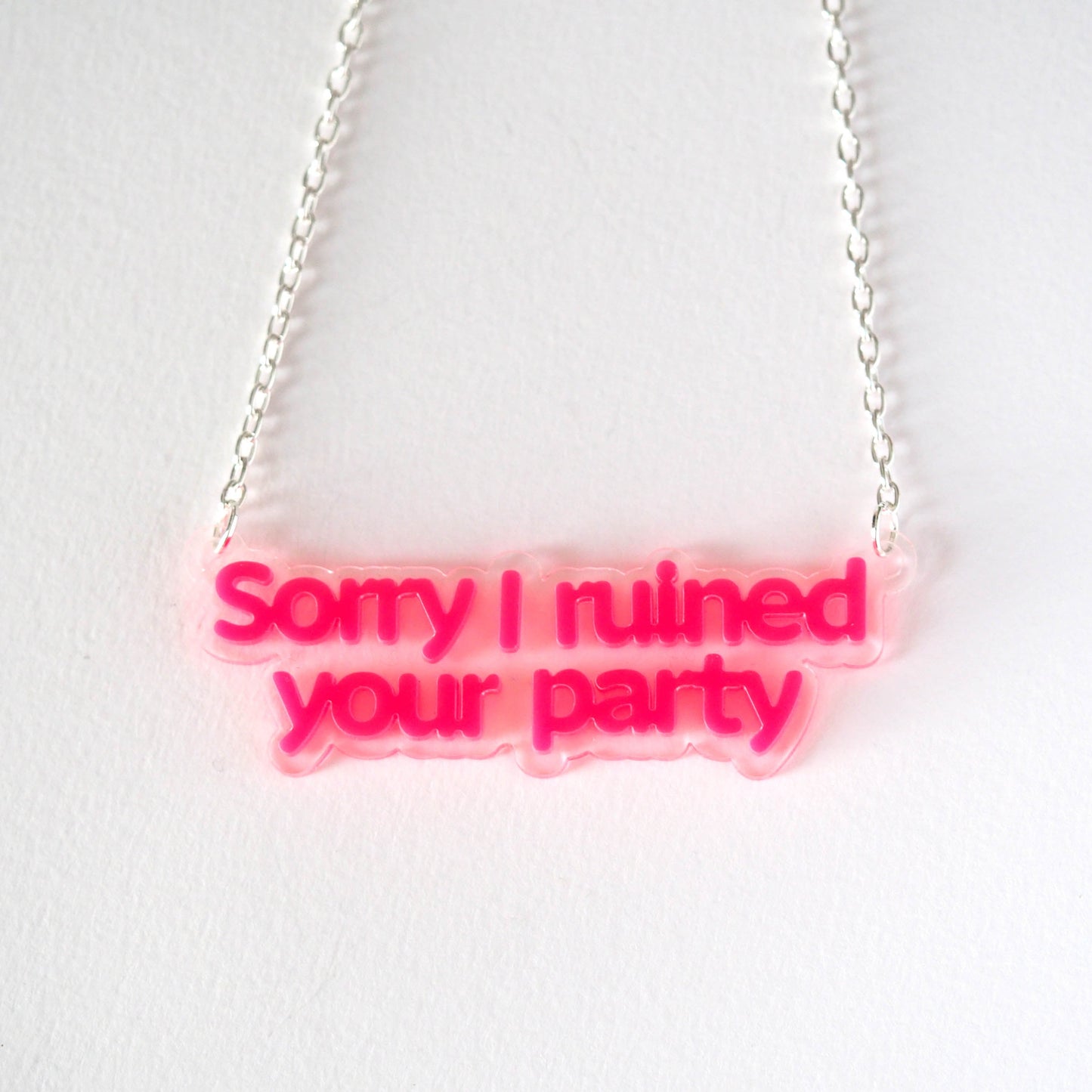 Sorry I ruined your party