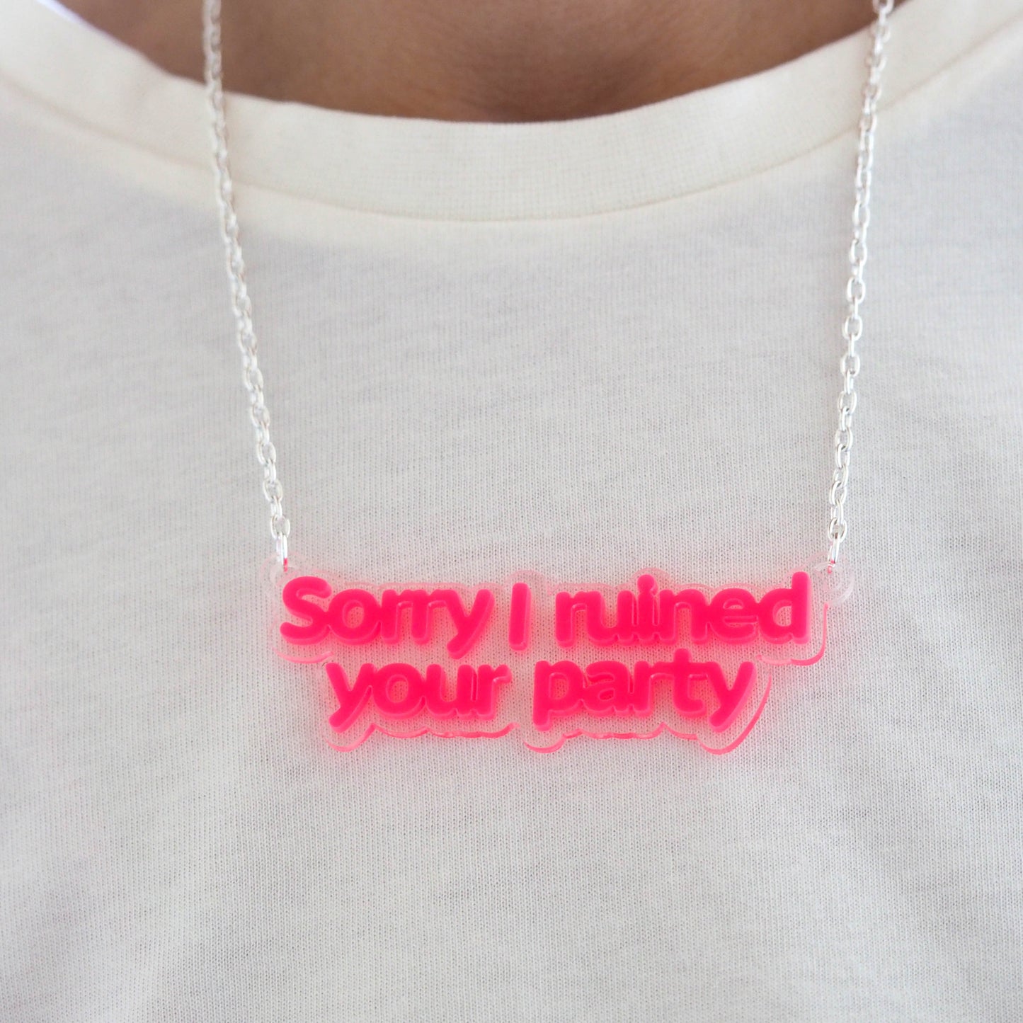 Sorry I ruined your party