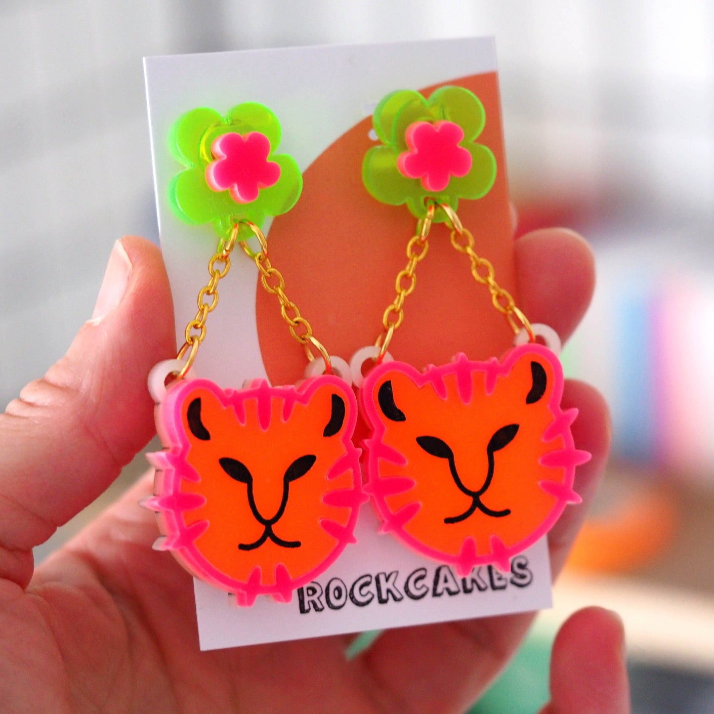 Tiger Earrings