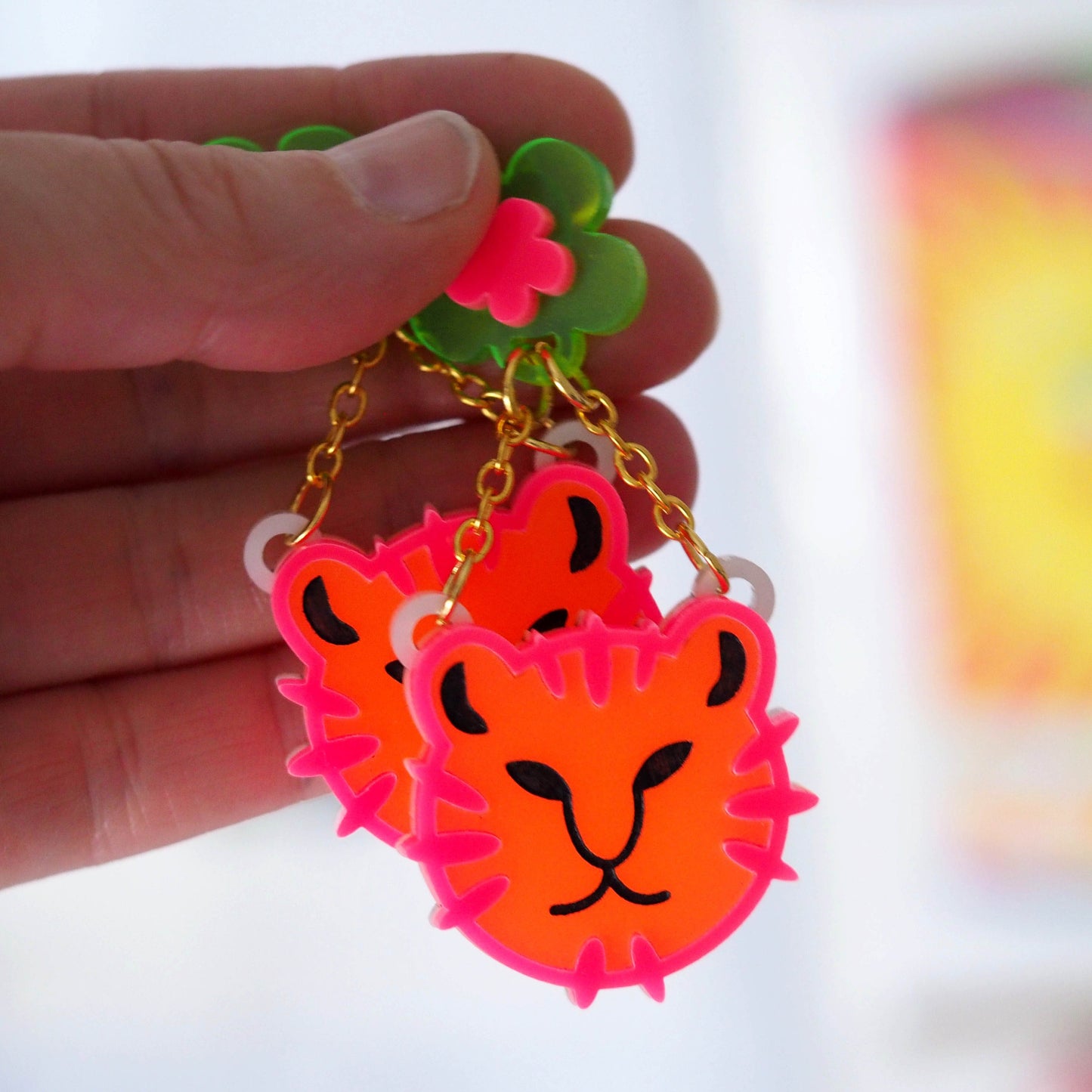 Tiger Earrings