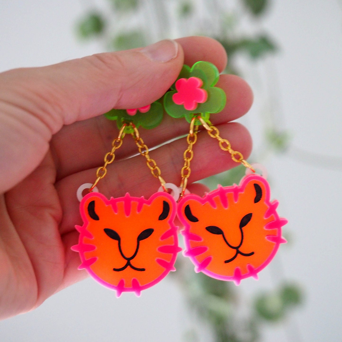 Tiger Earrings