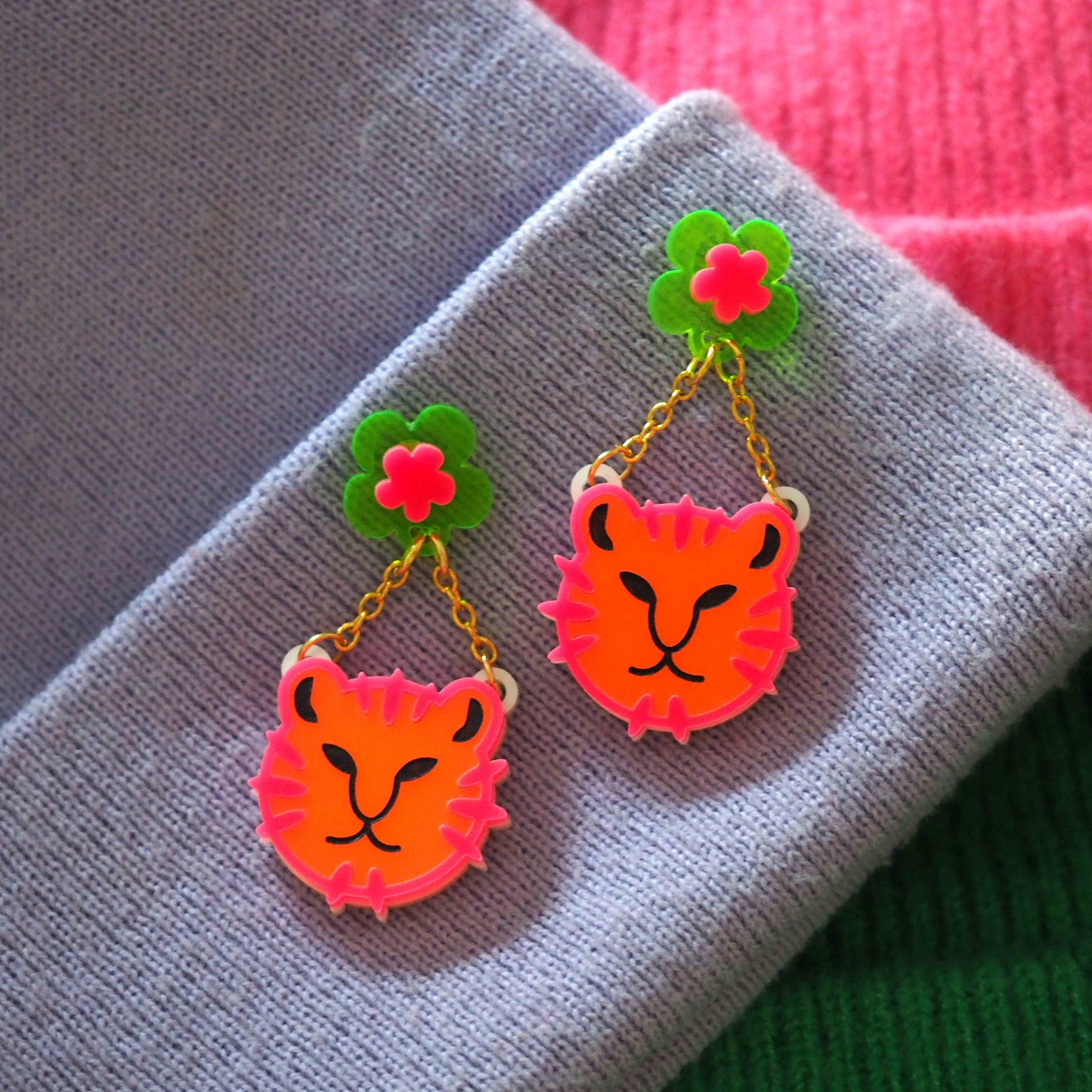 Tiger Earrings