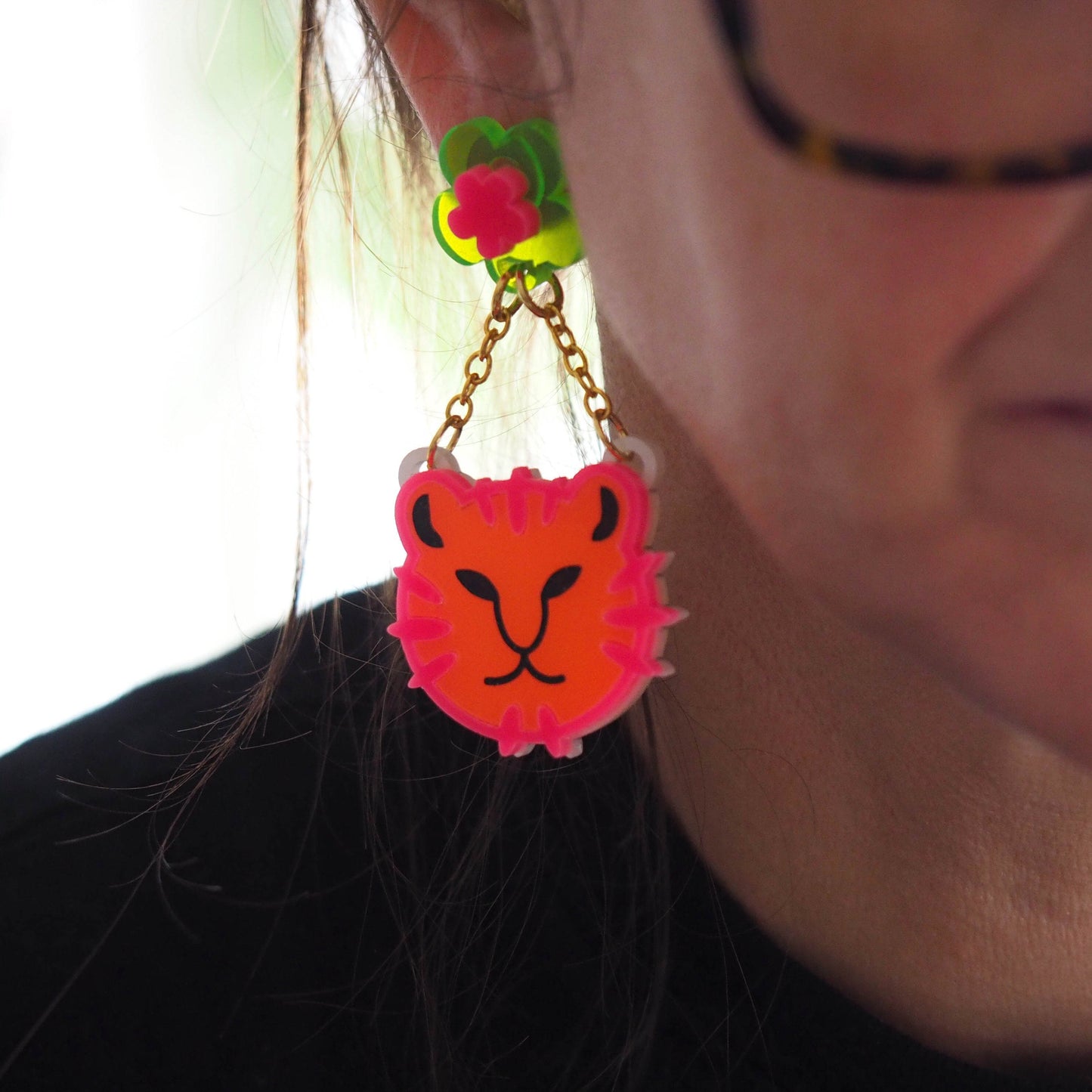 Tiger Earrings