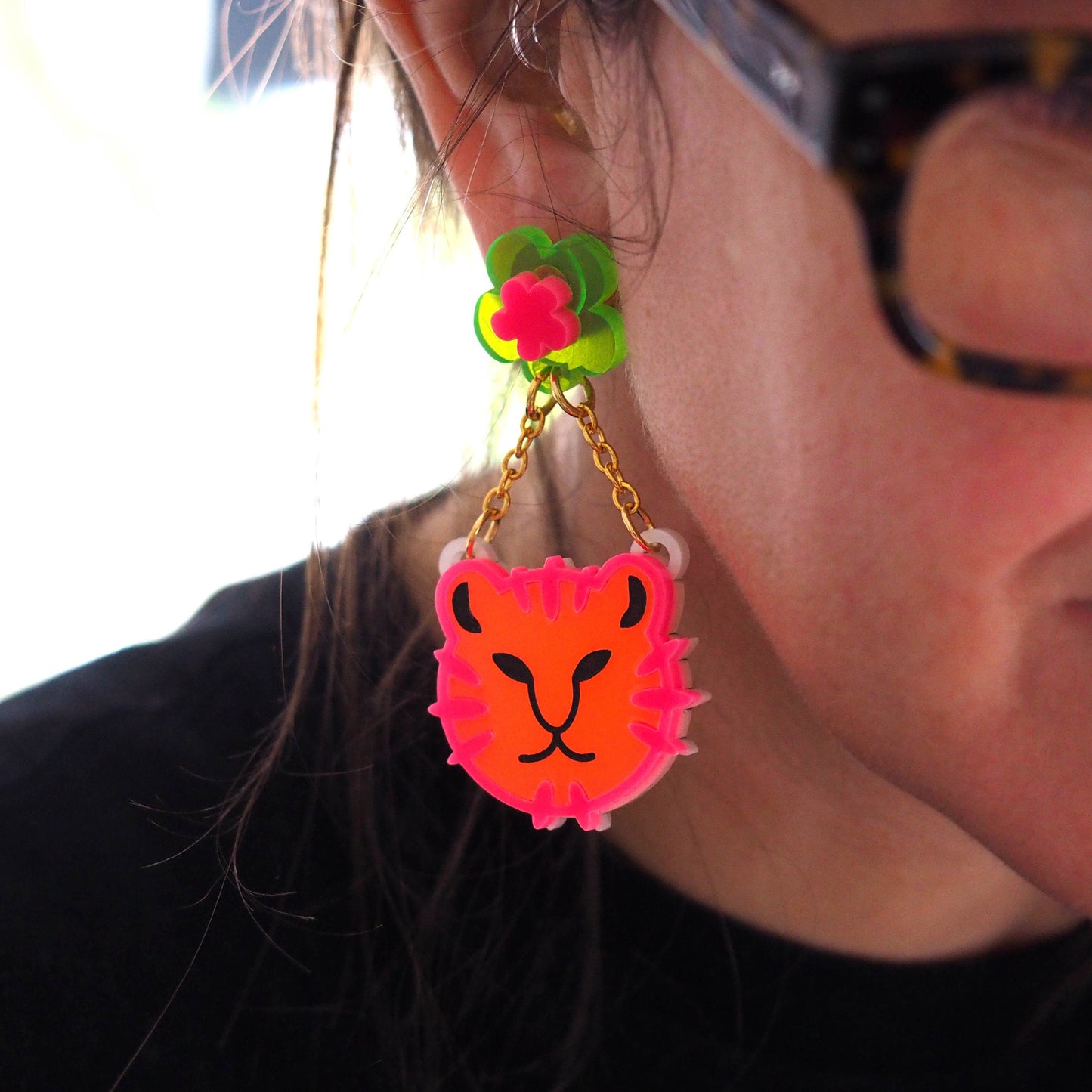 Tiger Earrings