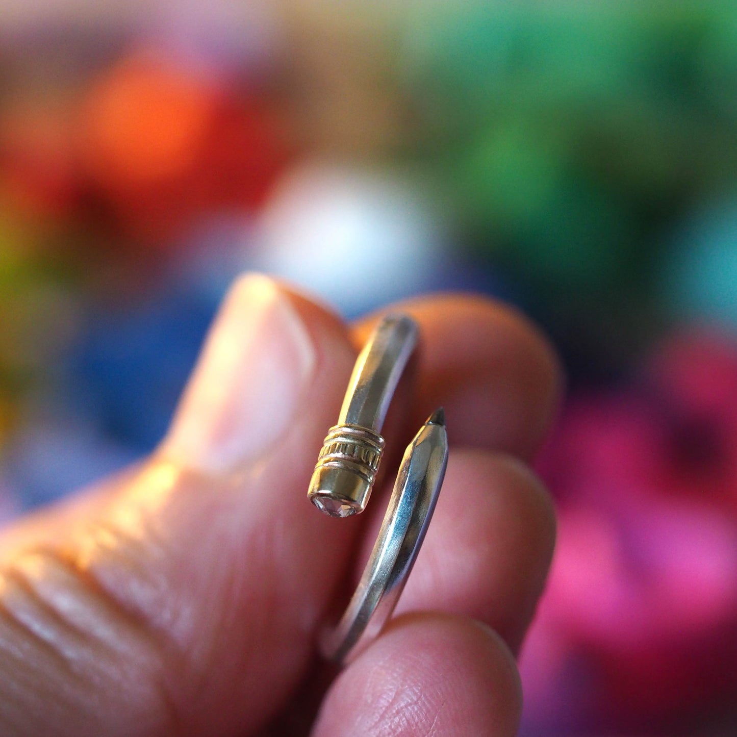 Pencil Ring - Diamond