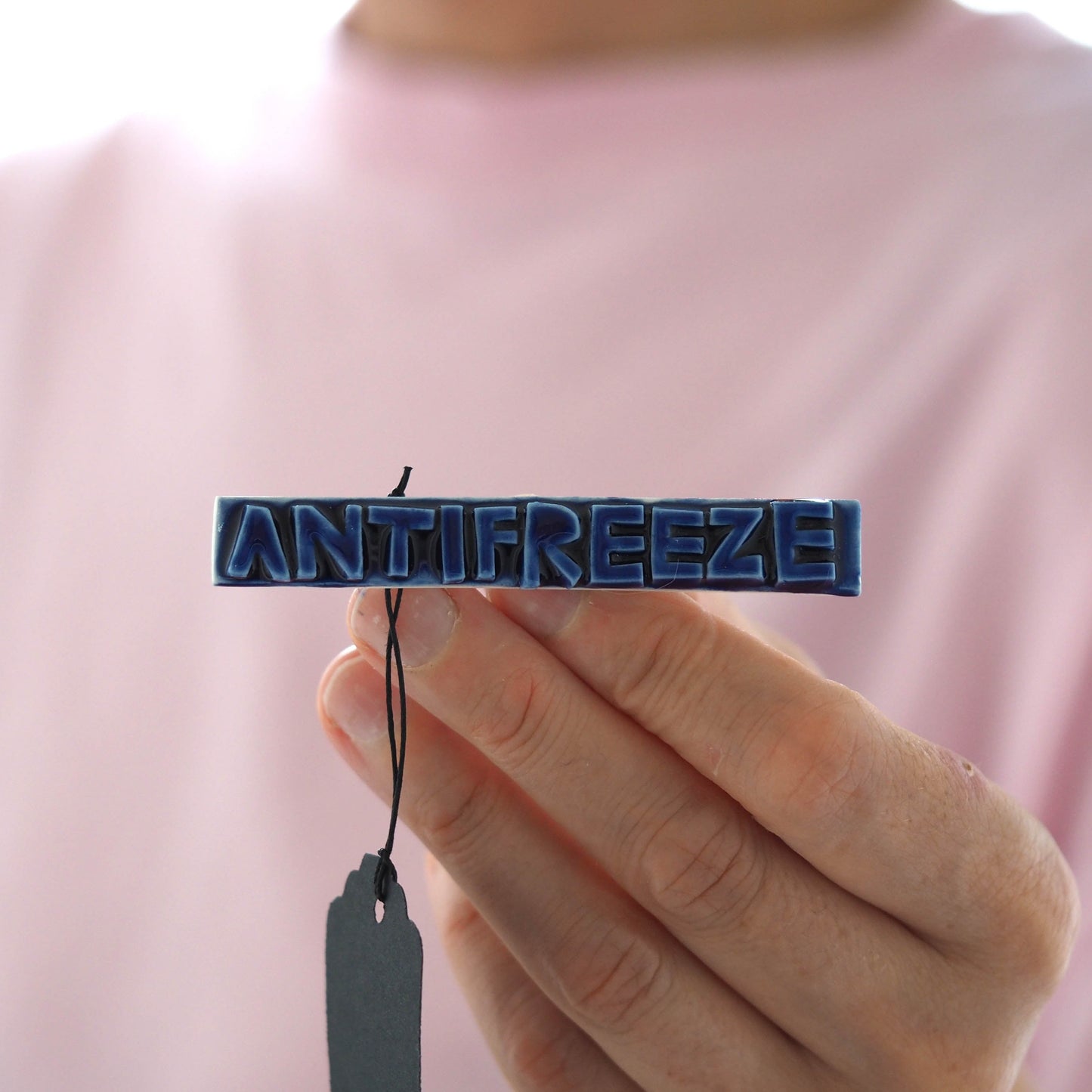 Antifreeze Porcelain Brooch